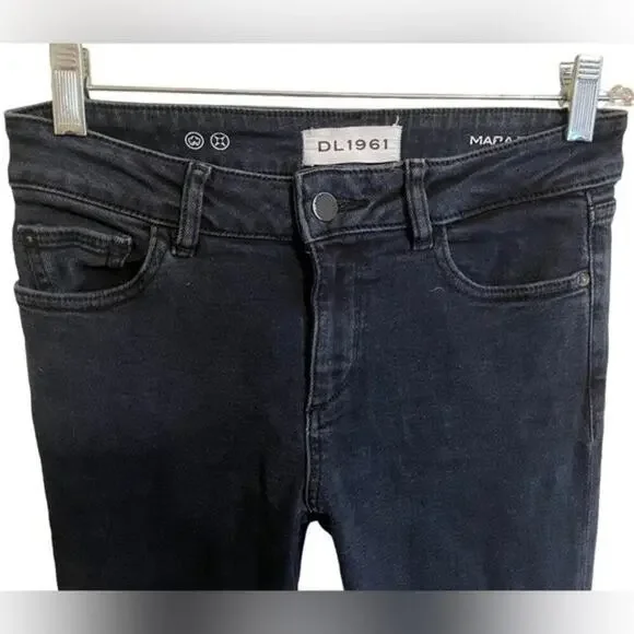 DL1961 Mara Instasculpt Straight Ankle in Rye Dark Wash Size 26 $208 MSRP - Picture 3 of 11